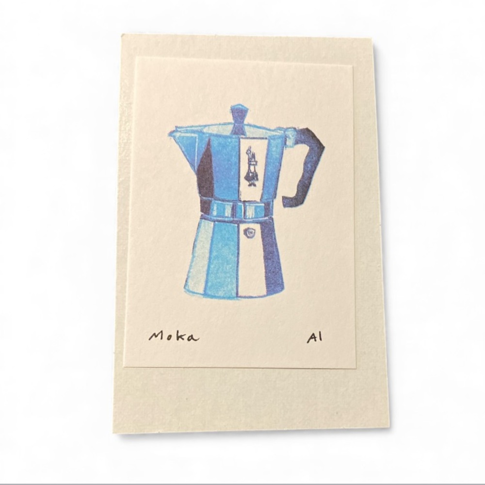 Anastasia INCIARDI mini print - new with envelope - Moka - From Bentonville AR